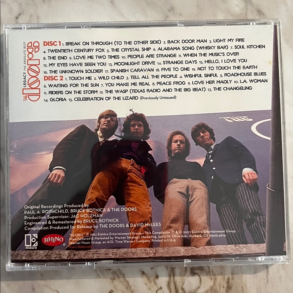 The Doors Legacy The Absolute Best 2 Disc Set - Picture 3 of 5